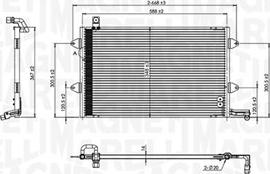 Magneti Marelli 350203840000 - Condensatore, Climatizzatore autozon.pro