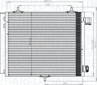 Magneti Marelli 350203818000 - Condensatore, Climatizzatore autozon.pro