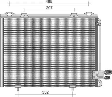 Magneti Marelli 350203444000 - Condensatore, Climatizzatore autozon.pro