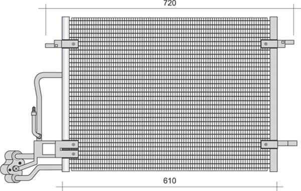 Magneti Marelli 350203368000 - Condensatore, Climatizzatore autozon.pro