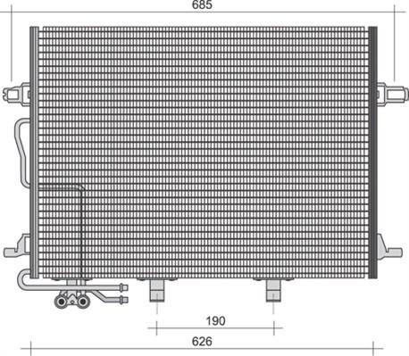 Magneti Marelli 350203244000 - Condensatore, Climatizzatore autozon.pro