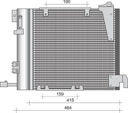 Magneti Marelli 350203263000 - Condensatore, Climatizzatore autozon.pro