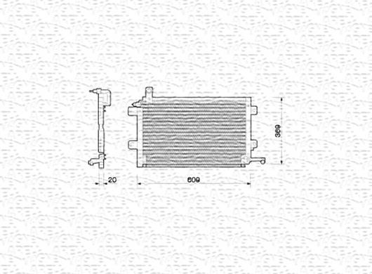 Magneti Marelli 350203206000 - Condensatore, Climatizzatore autozon.pro