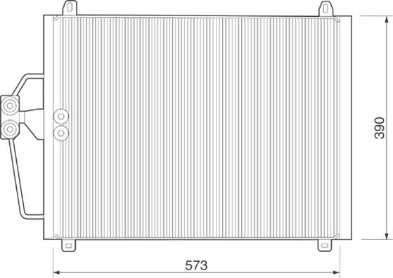 Magneti Marelli 350203222000 - Condensatore, Climatizzatore autozon.pro