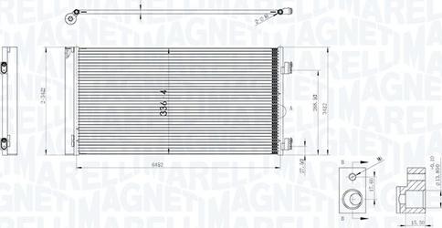 Magneti Marelli 350203747000 - Condensatore, Climatizzatore autozon.pro