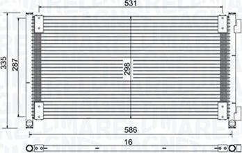 Magneti Marelli 350203757000 - Condensatore, Climatizzatore autozon.pro