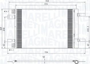 Magneti Marelli 350203766000 - Condensatore, Climatizzatore autozon.pro