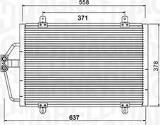 Magneti Marelli 350203784000 - Condensatore, Climatizzatore autozon.pro