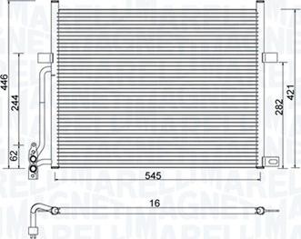 Magneti Marelli 350203776000 - Condensatore, Climatizzatore autozon.pro