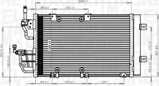 Magneti Marelli 350203771000 - Condensatore, Climatizzatore autozon.pro