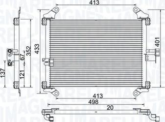 Magneti Marelli 350203772000 - Condensatore, Climatizzatore autozon.pro