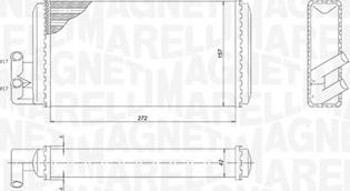 Magneti Marelli 350218403000 - Scambiatore calore, Riscaldamento abitacolo autozon.pro