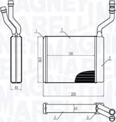 Magneti Marelli 350218425000 - Scambiatore calore, Riscaldamento abitacolo autozon.pro