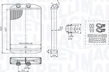 Magneti Marelli 350218519000 - Scambiatore calore, Riscaldamento abitacolo autozon.pro