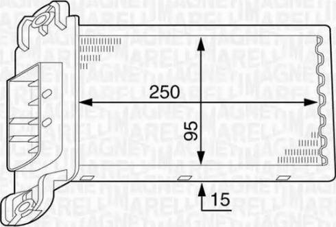 Magneti Marelli 350218317000 - Scambiatore calore, Riscaldamento abitacolo autozon.pro