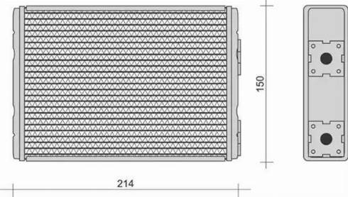 Magneti Marelli 350218294000 - Scambiatore calore, Riscaldamento abitacolo autozon.pro