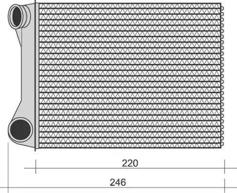 Magneti Marelli 350218268000 - Scambiatore calore, Riscaldamento abitacolo autozon.pro