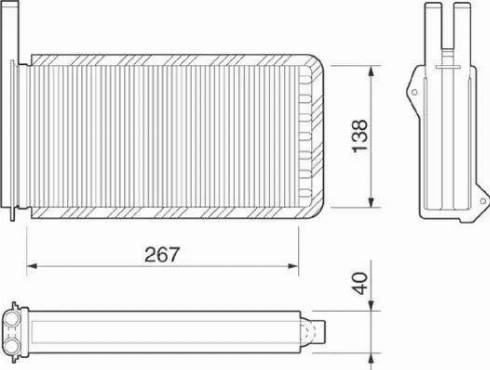 Magneti Marelli 350218209000 - Scambiatore calore, Riscaldamento abitacolo autozon.pro