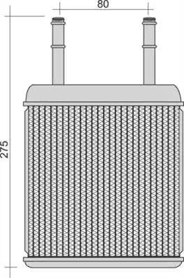 Magneti Marelli 350218285000 - Scambiatore calore, Riscaldamento abitacolo autozon.pro