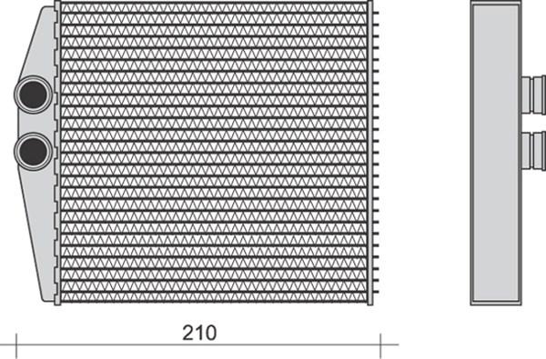 Magneti Marelli 350218271000 - Scambiatore calore, Riscaldamento abitacolo autozon.pro