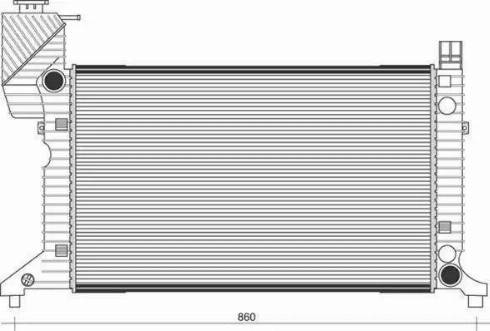 Magneti Marelli 350213943000 - Radiatore, Raffreddamento motore autozon.pro