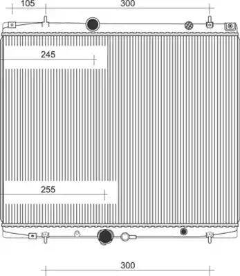 Magneti Marelli 350213903000 - Radiatore, Raffreddamento motore autozon.pro