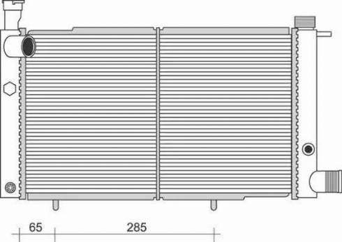 Magneti Marelli 350213982000 - Radiatore, Raffreddamento motore autozon.pro