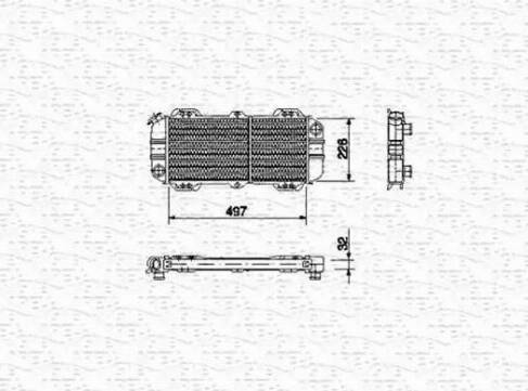 Magneti Marelli 350213484000 - Radiatore, Raffreddamento motore autozon.pro