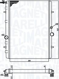 Magneti Marelli 350213191900 - Radiatore, Raffreddamento motore autozon.pro