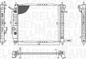 Magneti Marelli 350213197300 - Radiatore, Raffreddamento motore autozon.pro