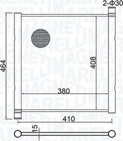 Magneti Marelli 350213151900 - Radiatore, Raffreddamento motore autozon.pro