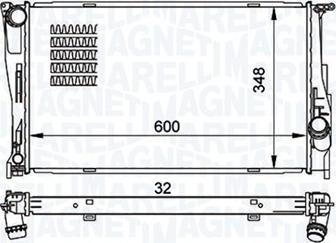 Magneti Marelli 350213157500 - Radiatore, Raffreddamento motore autozon.pro