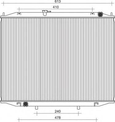 Magneti Marelli 350213111800 - Radiatore, Raffreddamento motore autozon.pro