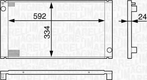 Magneti Marelli 350213127800 - Radiatore, Raffreddamento motore autozon.pro