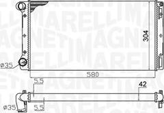 Magneti Marelli 350213172000 - Radiatore, Raffreddamento motore autozon.pro