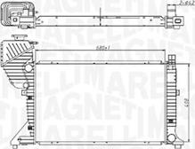 Magneti Marelli 350213177400 - Radiatore, Raffreddamento motore autozon.pro