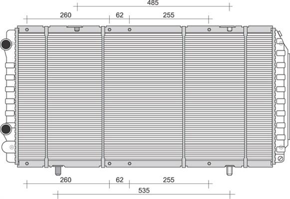 Magneti Marelli 350213894000 - Radiatore, Raffreddamento motore autozon.pro