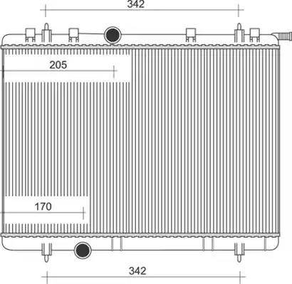 Magneti Marelli 350213886000 - Radiatore, Raffreddamento motore autozon.pro