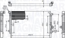 Magneti Marelli 350213214000 - Radiatore, Raffreddamento motore autozon.pro