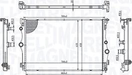 Magneti Marelli 350213216400 - Radiatore, Raffreddamento motore autozon.pro