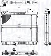 Magneti Marelli 350213213500 - Radiatore, Raffreddamento motore autozon.pro