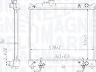 Magneti Marelli 350213213800 - Radiatore, Raffreddamento motore autozon.pro