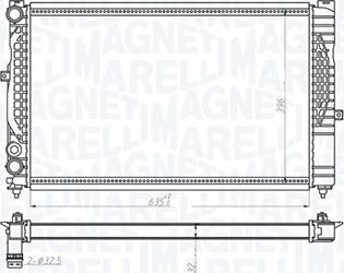 Magneti Marelli 350213712000 - Radiatore, Raffreddamento motore autozon.pro