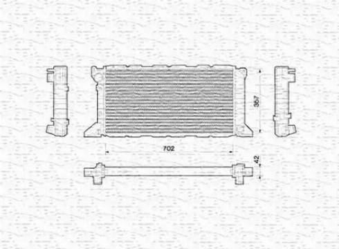 Magneti Marelli 350213783000 - Radiatore, Raffreddamento motore autozon.pro