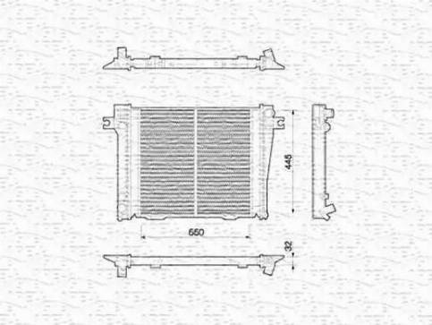 Magneti Marelli 350213771000 - Radiatore, Raffreddamento motore autozon.pro