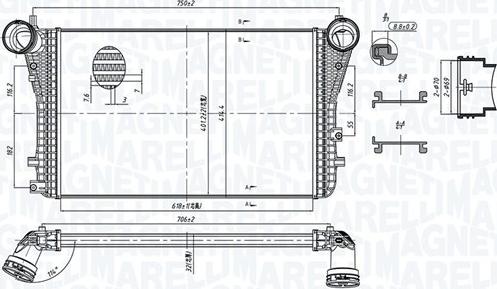 Magneti Marelli 351319204040 - Intercooler autozon.pro