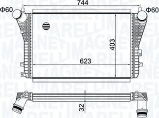 Magneti Marelli 351319204050 - Intercooler autozon.pro