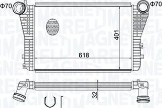 Magneti Marelli 351319204030 - Intercooler autozon.pro