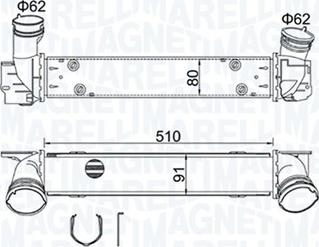 Magneti Marelli 351319204880 - Intercooler autozon.pro