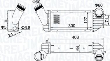 Magneti Marelli 351319204340 - Intercooler autozon.pro